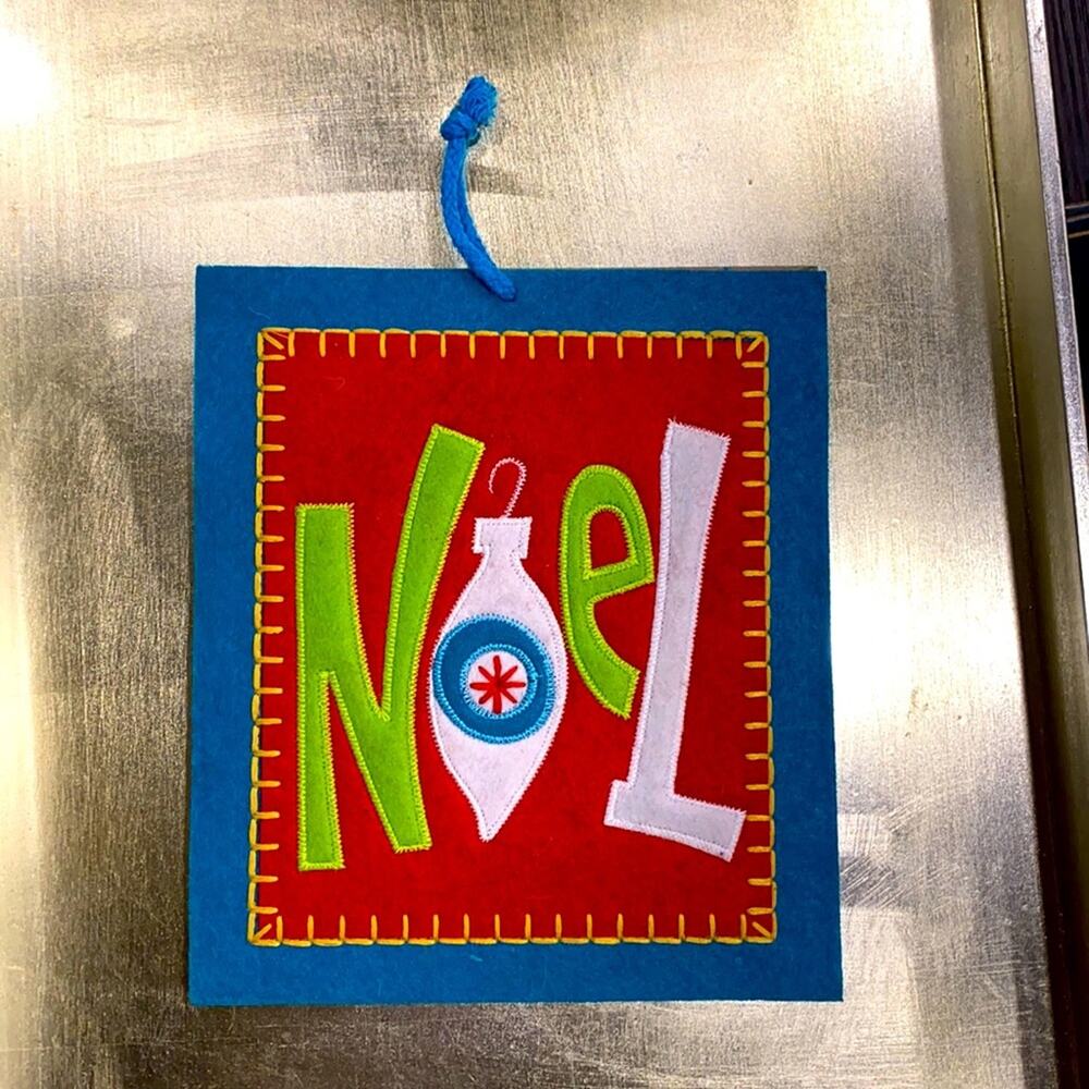 Felt Craft “NOEL” Christmas Decor Wall Hanging‎